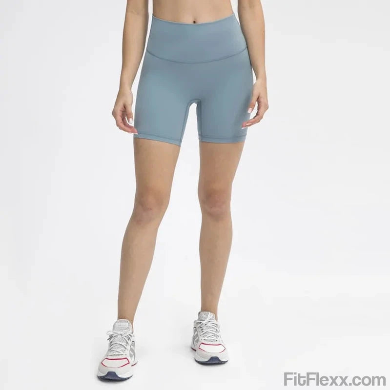 6 Inch Inseam Women High Waisted Workout Shorts