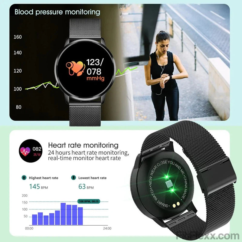 Smart Fitness Watch with Heart Rate Monitor